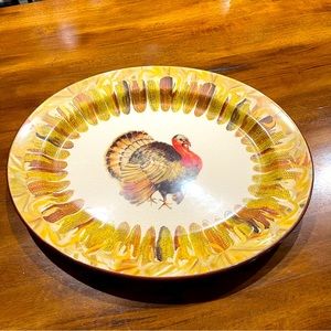 Ceramisia Turkey Platter Made in Italy